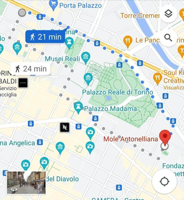 Romantica Mansarda Nel Cuore Di Torino Bagian luar foto